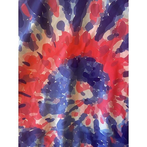 Womens Tankini Blue Pink Colorful Firework Americana Size XXL Summer Time - Picture 3 of 6